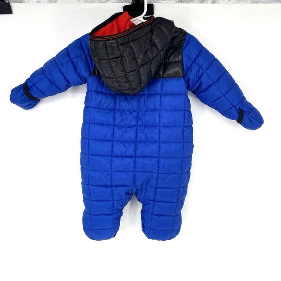 Nike Newborn Baby Bunting Colorblock Puffer Size 0-6 Months - Picture 2 of 11